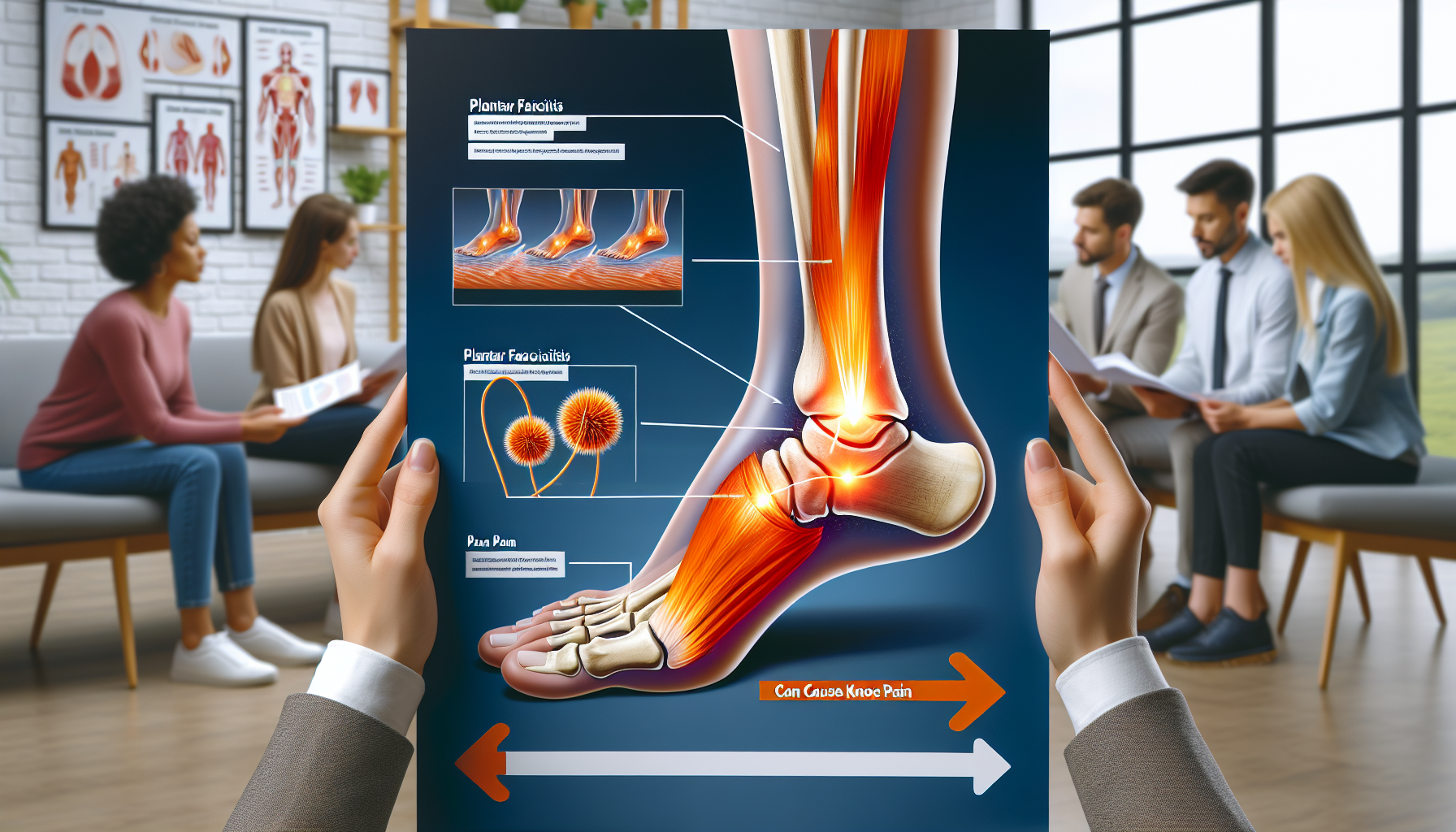 can plantar fasciitis cause knee pain