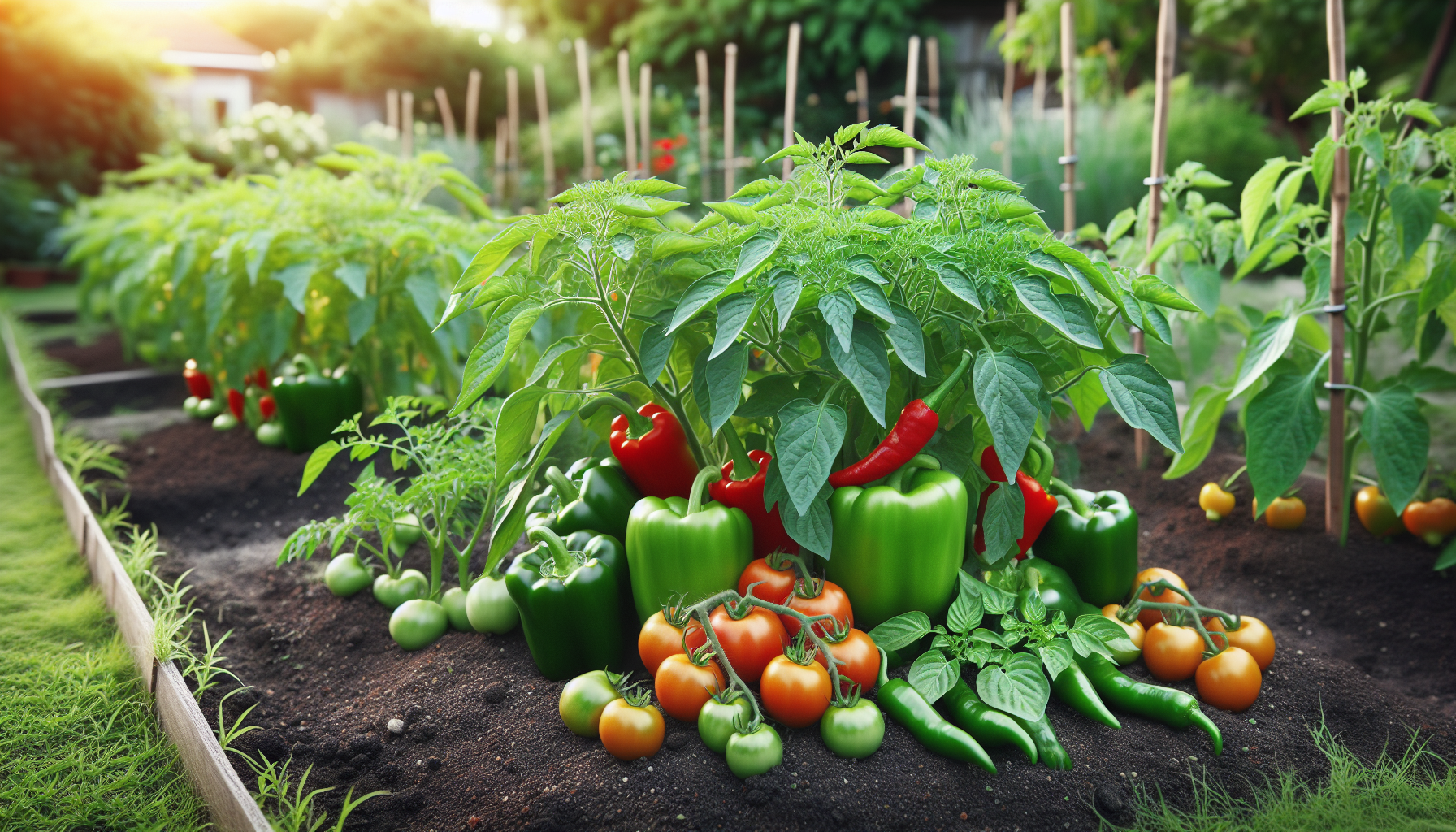 can you plant tomatoes and peppers together