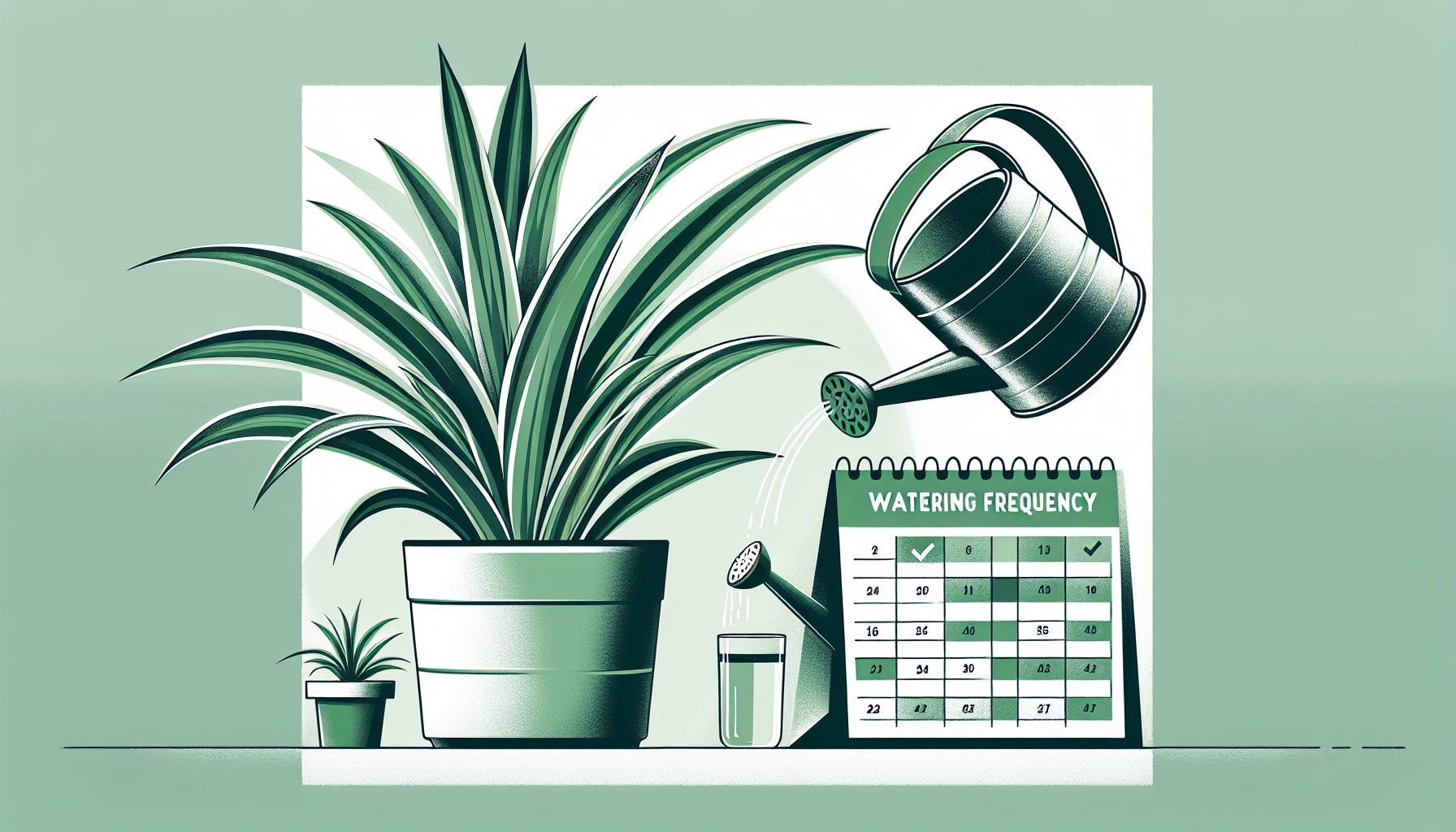 how often to water spider plant