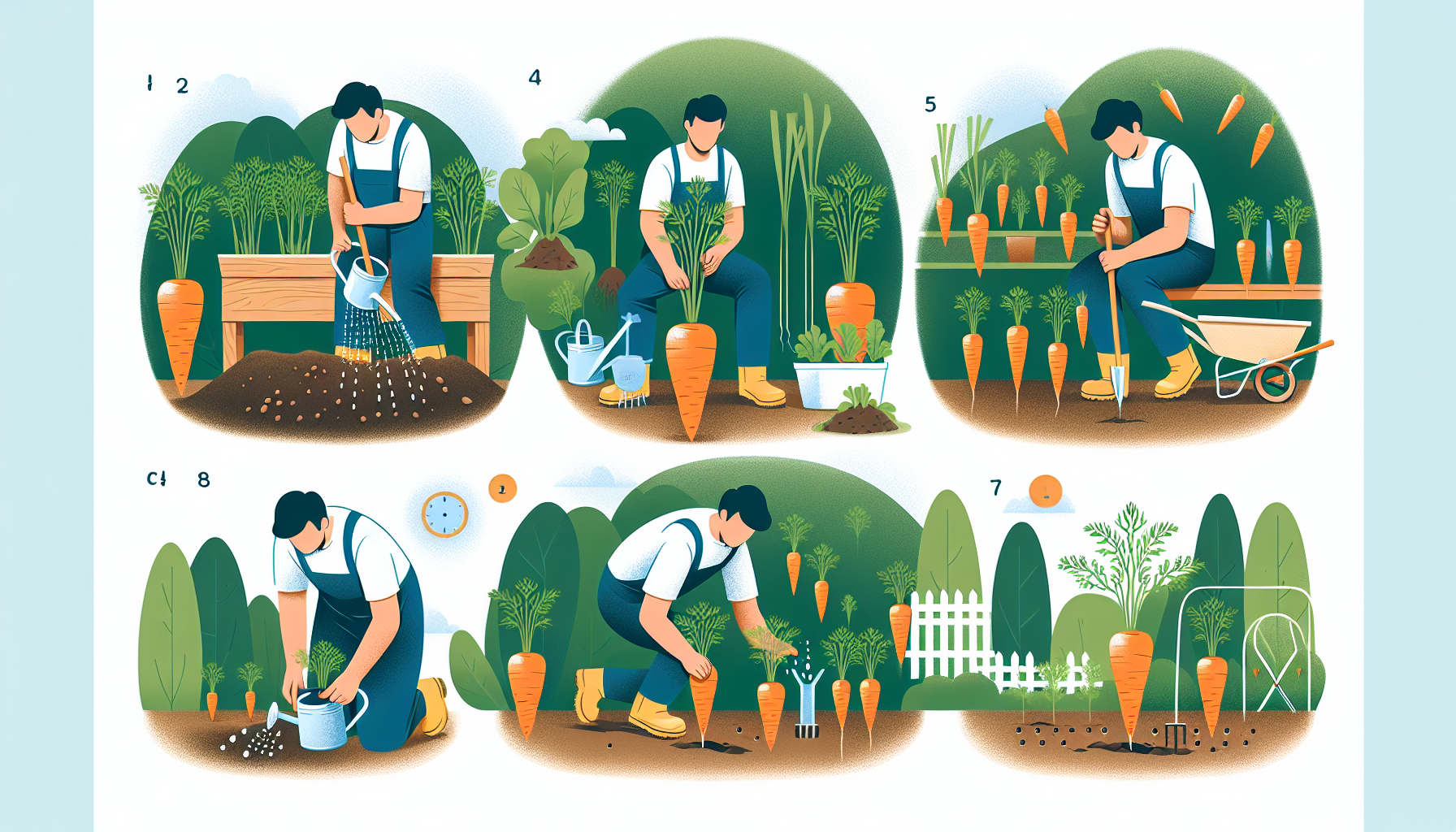 how to plant carrots