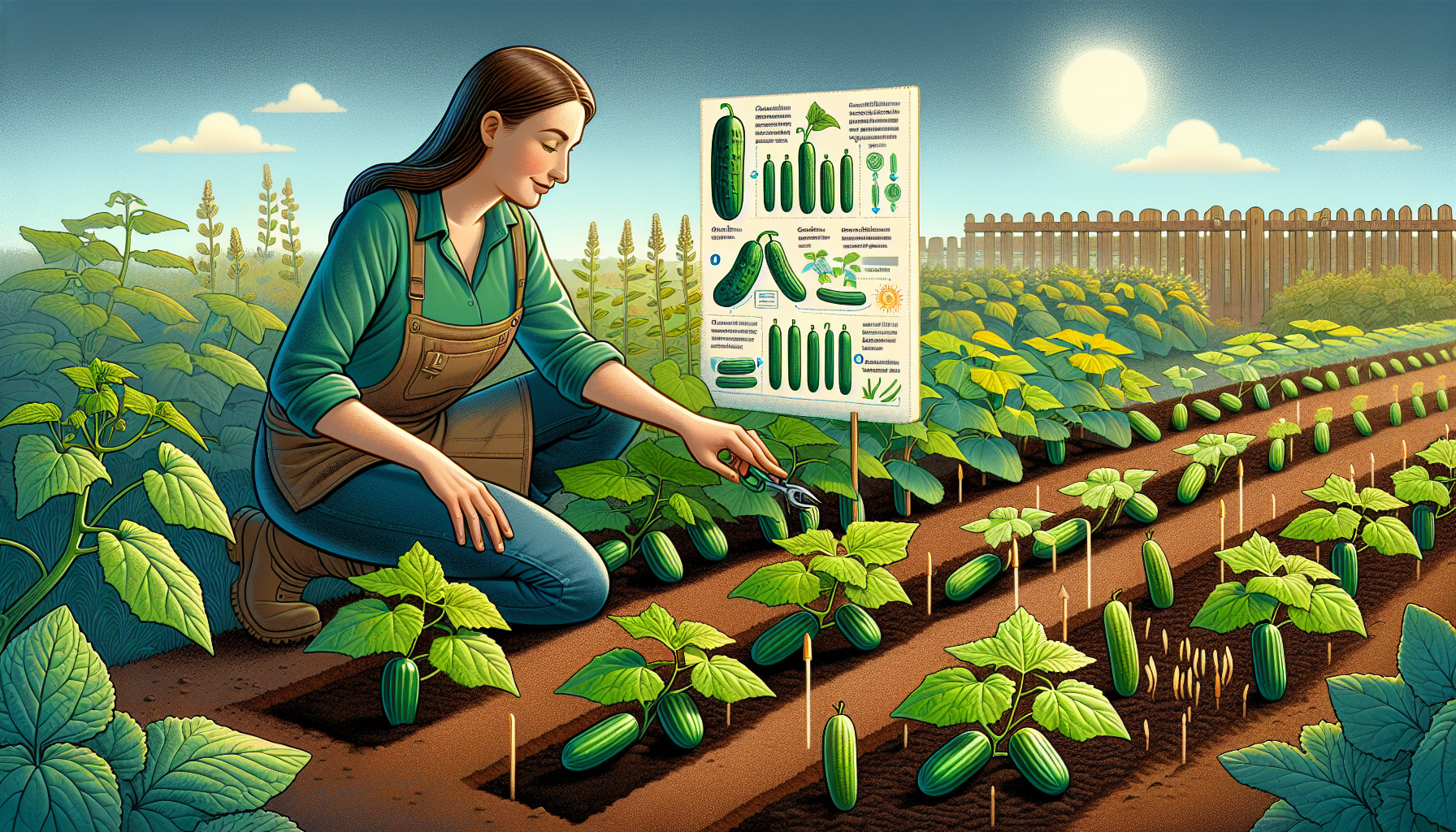how to plant cucumbers