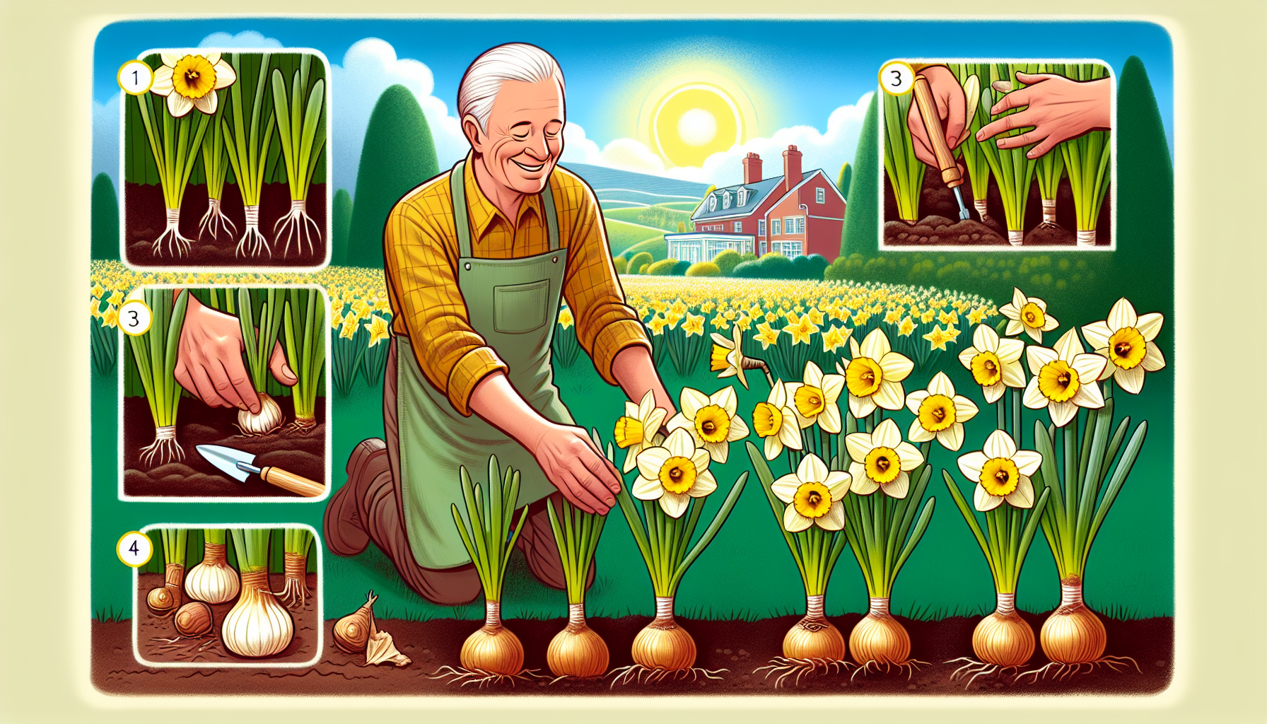 how to plant daffodil bulbs