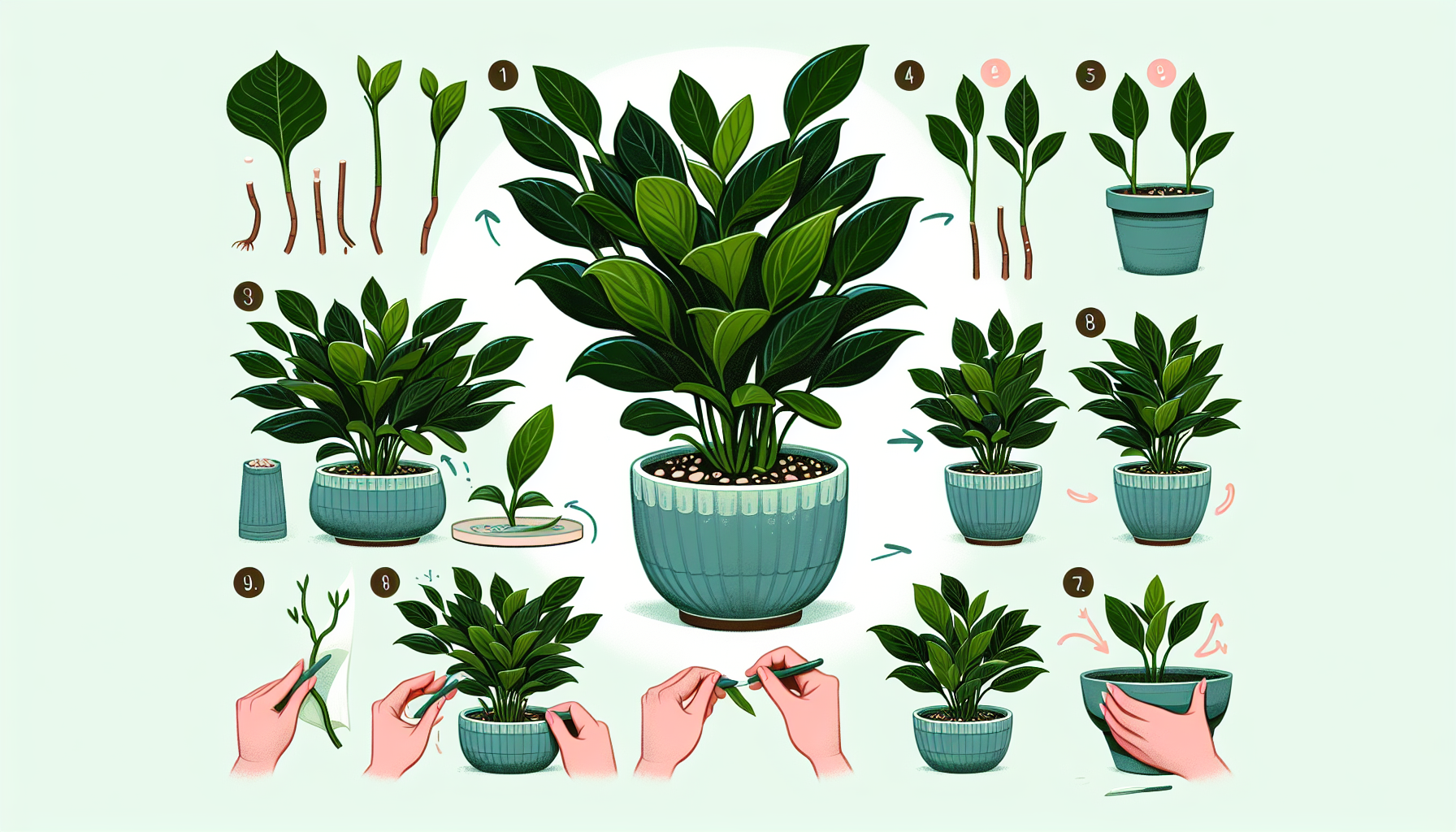 how to propagate zz plant