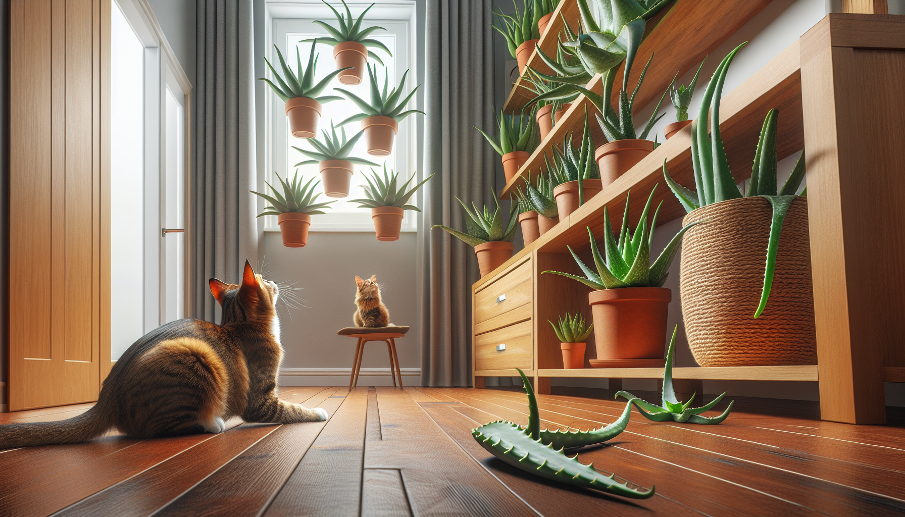 is aloe plants poisonous to cats