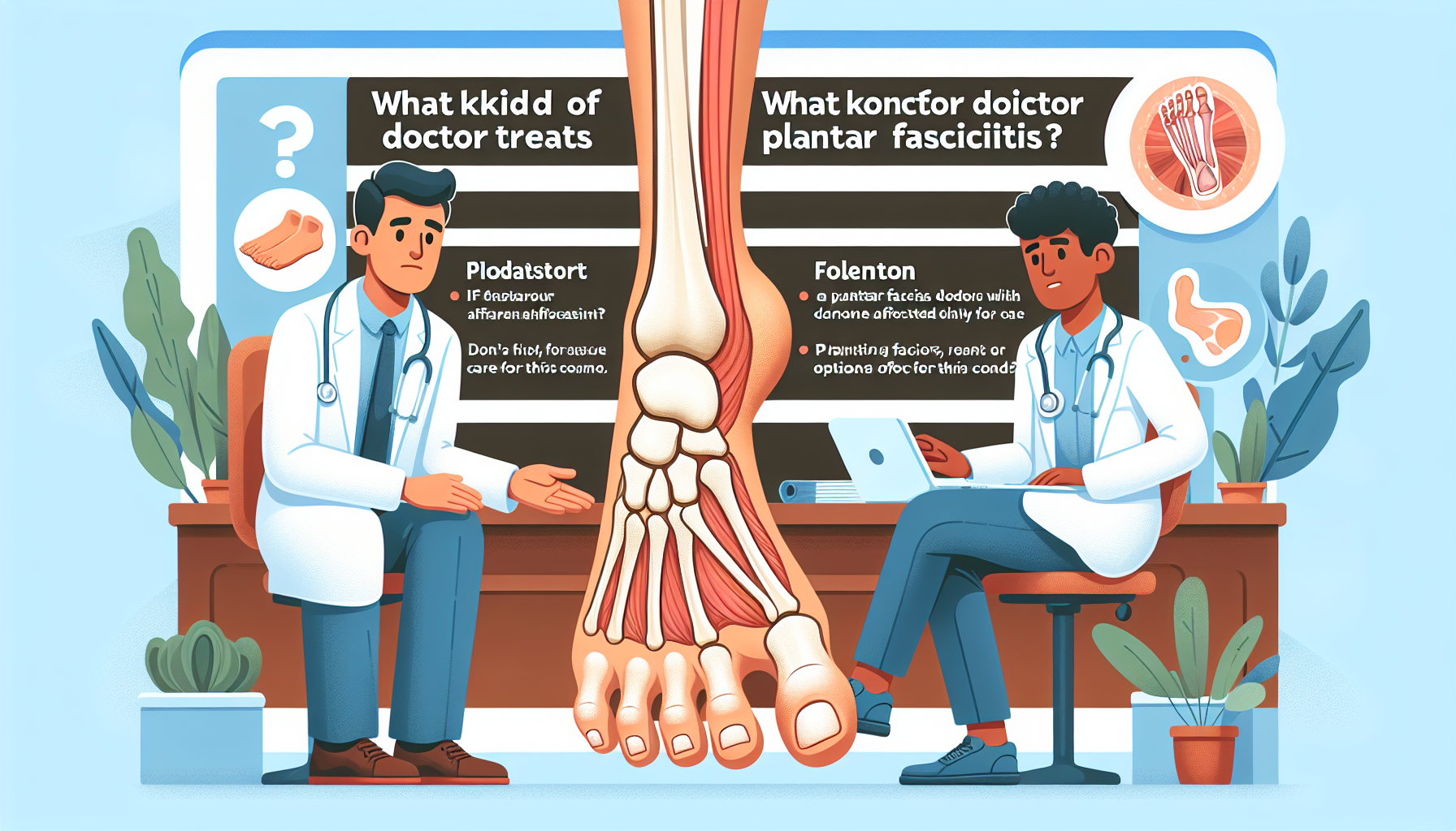 what kind of doctor treats plantar fasciitis
