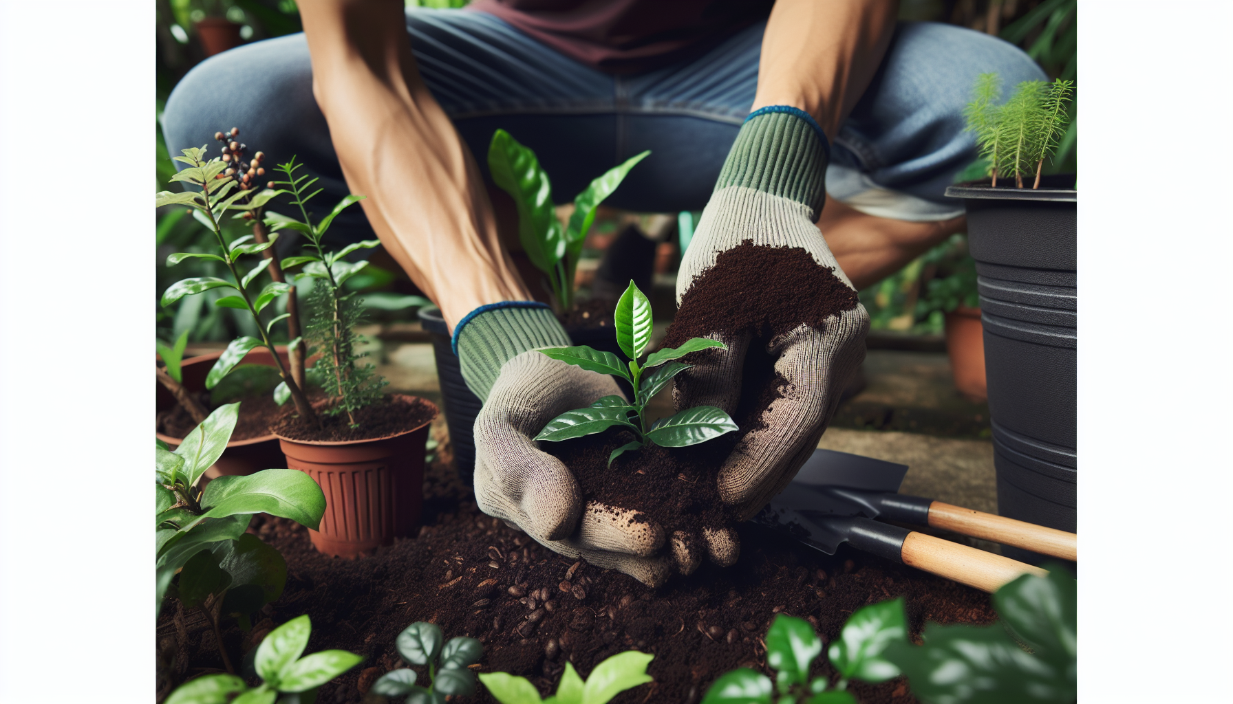what plants like coffee grounds