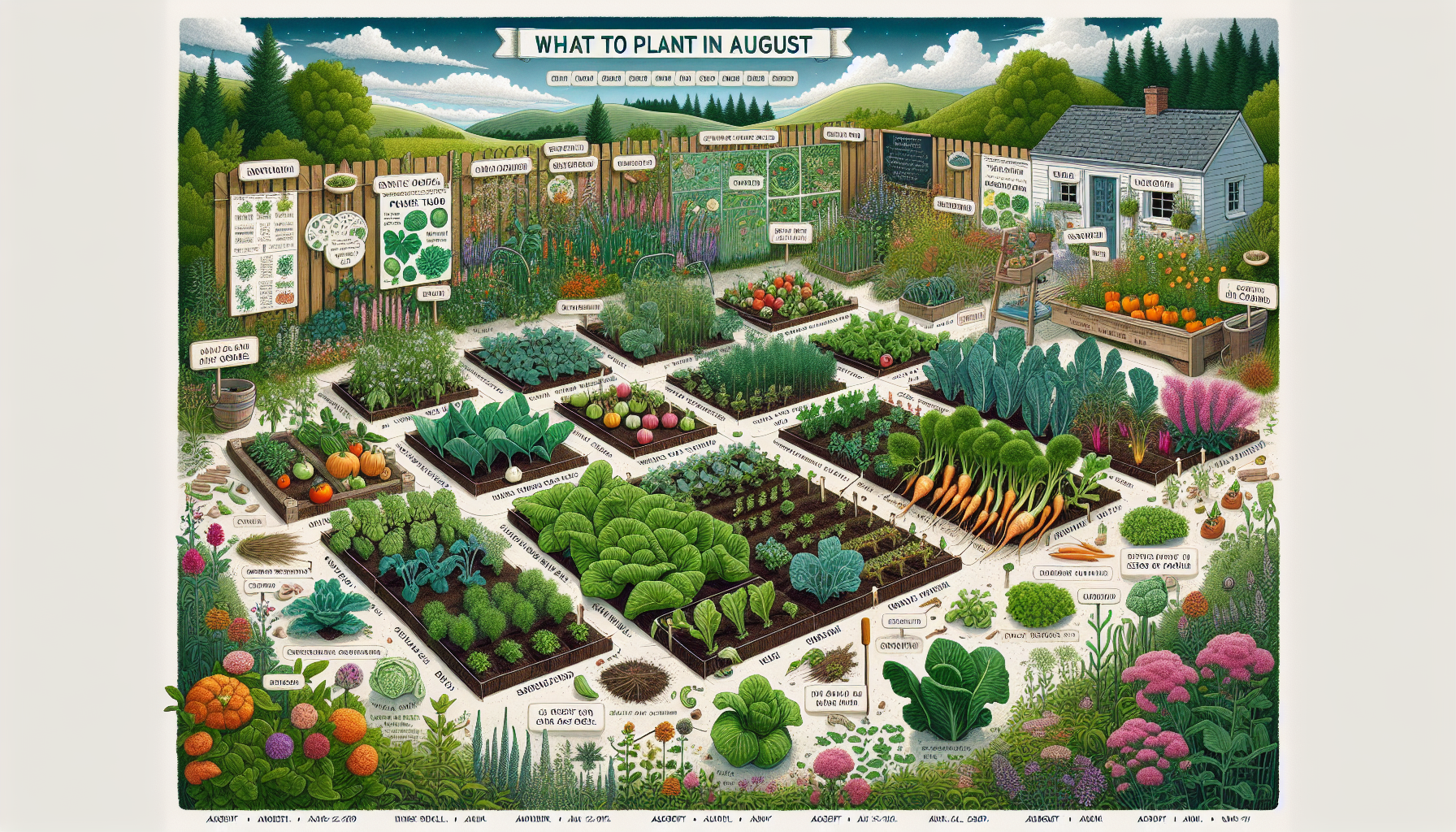 what to plant in august