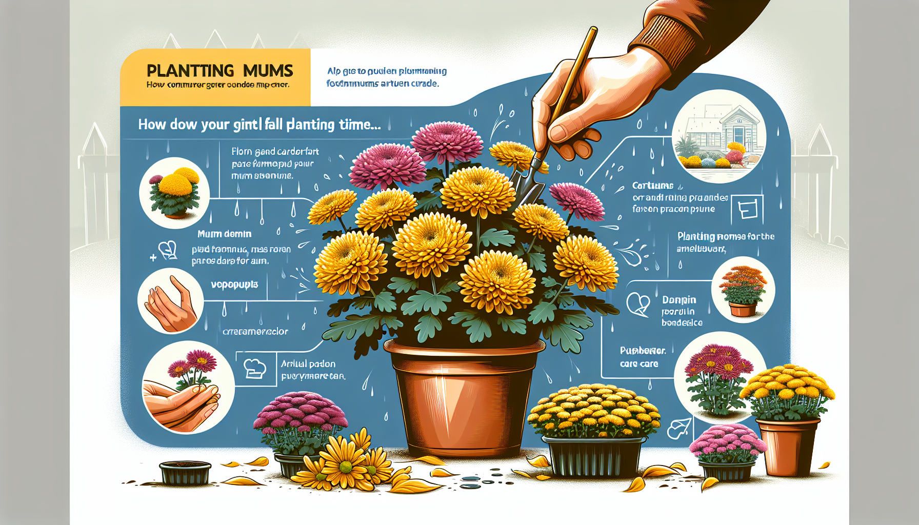 when to plant mums