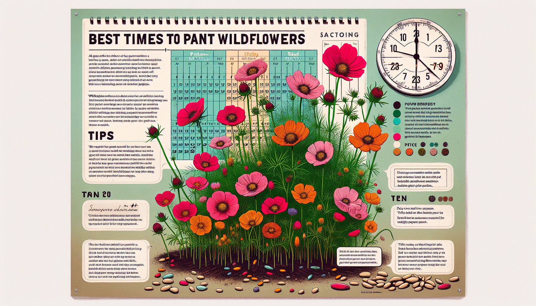 when to plant wildflower seeds